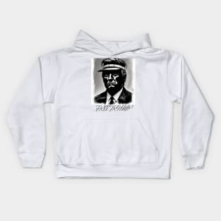 trump mugshot Kids Hoodie